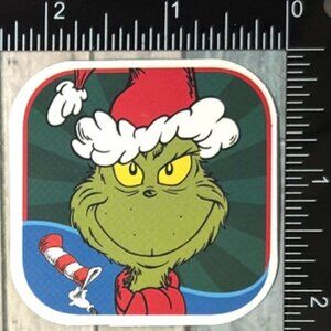 🌀10/$10🌀 Mean One Grinch Christmas Reusable Waterproof Vinyl Sticker